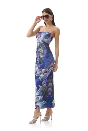 Marlo Dress - Abstract Orchid Night Style