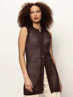 Long Openwork Vest Mesa Summer Essential