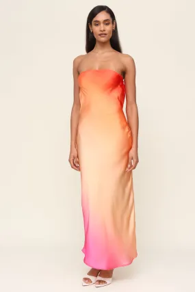 Simple Form Sunset Drift Strapless Dress