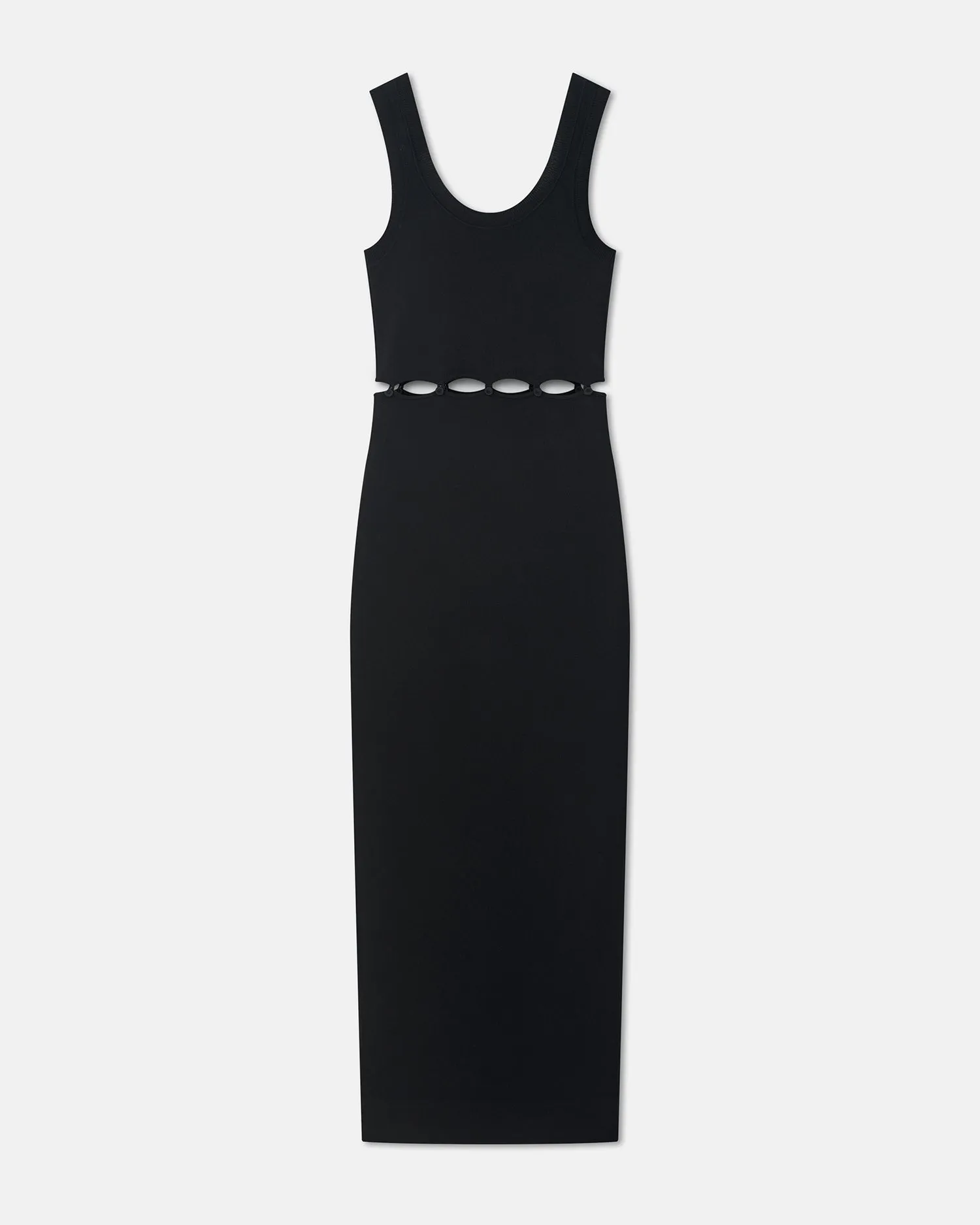 Maves - Knitted Midi Dress - Black EasyCareFabric