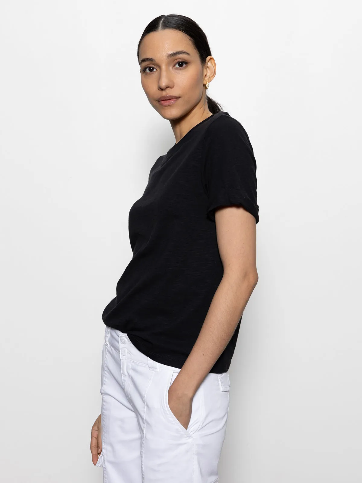 Leisure Casual Chic and Soft Perfect Tee Remix Black