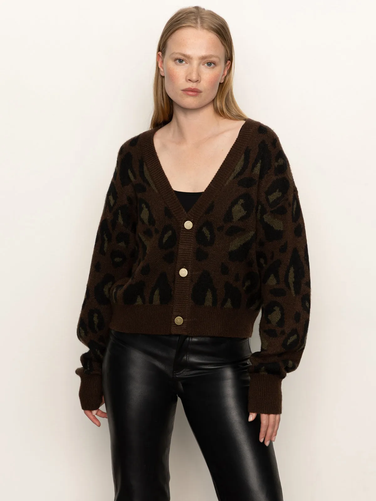 Cool Weather Meow Cardi Kitty Camo