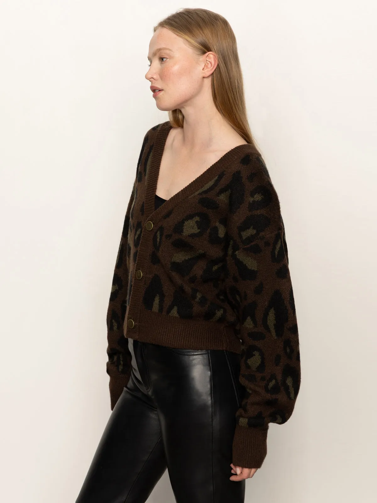 Meow Cardi Kitty Camo Smooth Seam Transition