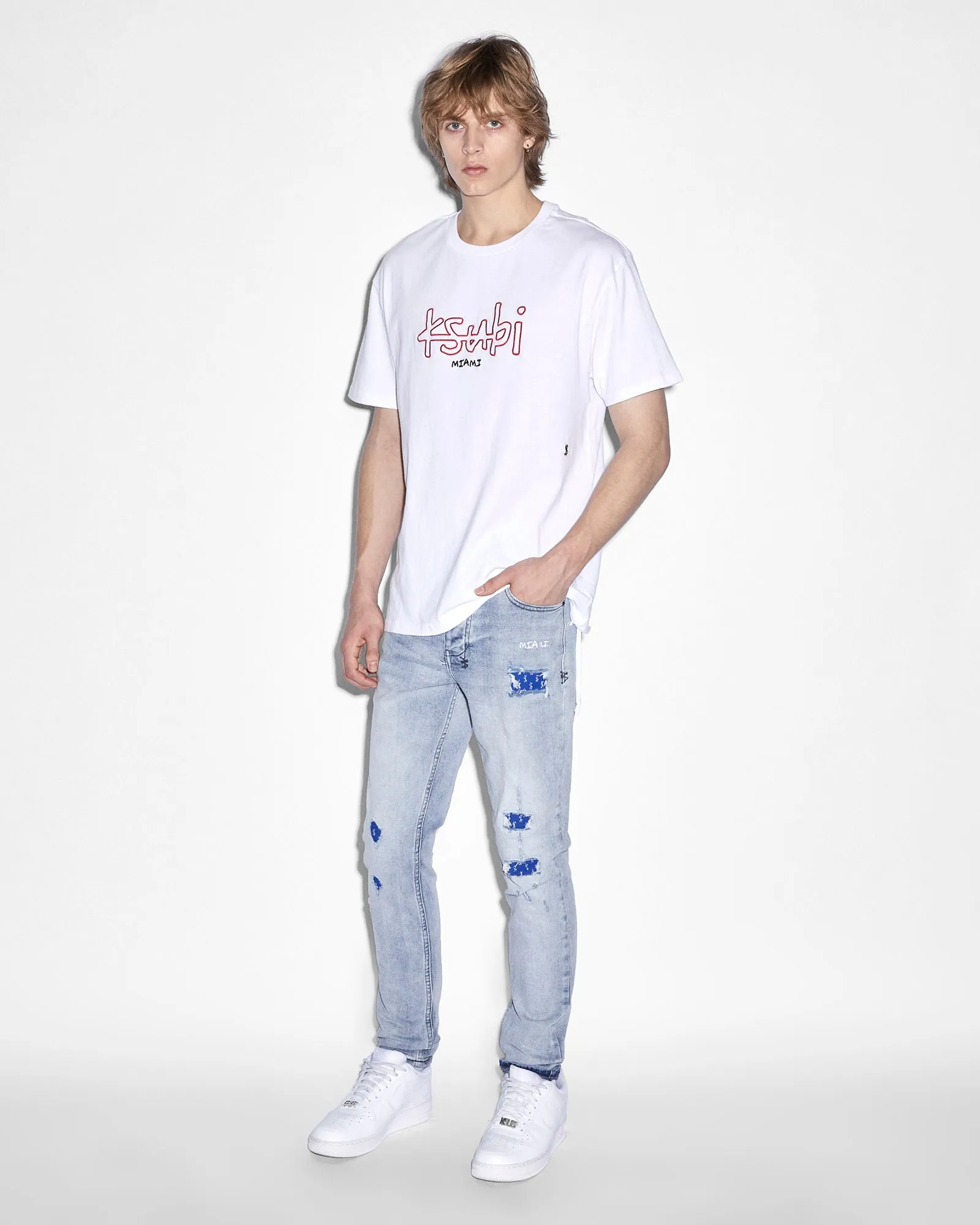 MIAMI 4X4 BIGGIE SS TEE TRU WHITE Leisure Casual