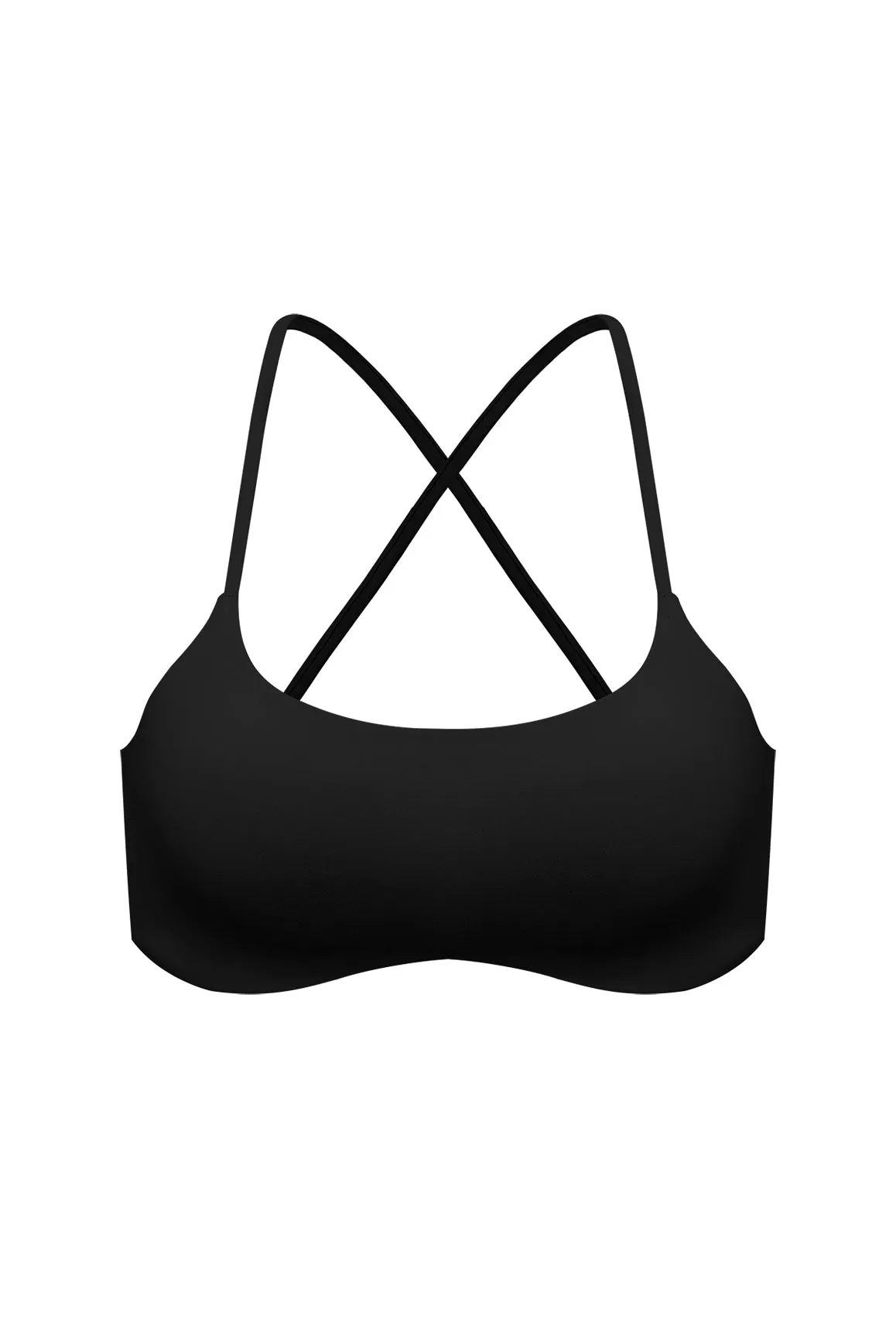Smooth Fabric Stylish Minimal Crossback Bra