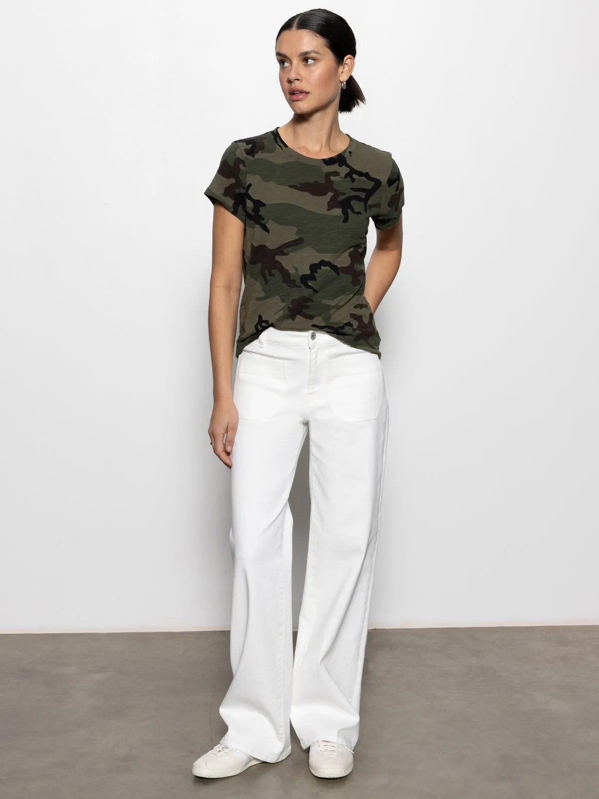 Glossy Look Casual Elegance The Perfect Tee Hiker Camo