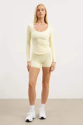 Layer Essential Base Sculpting Shorts - Buttermilk