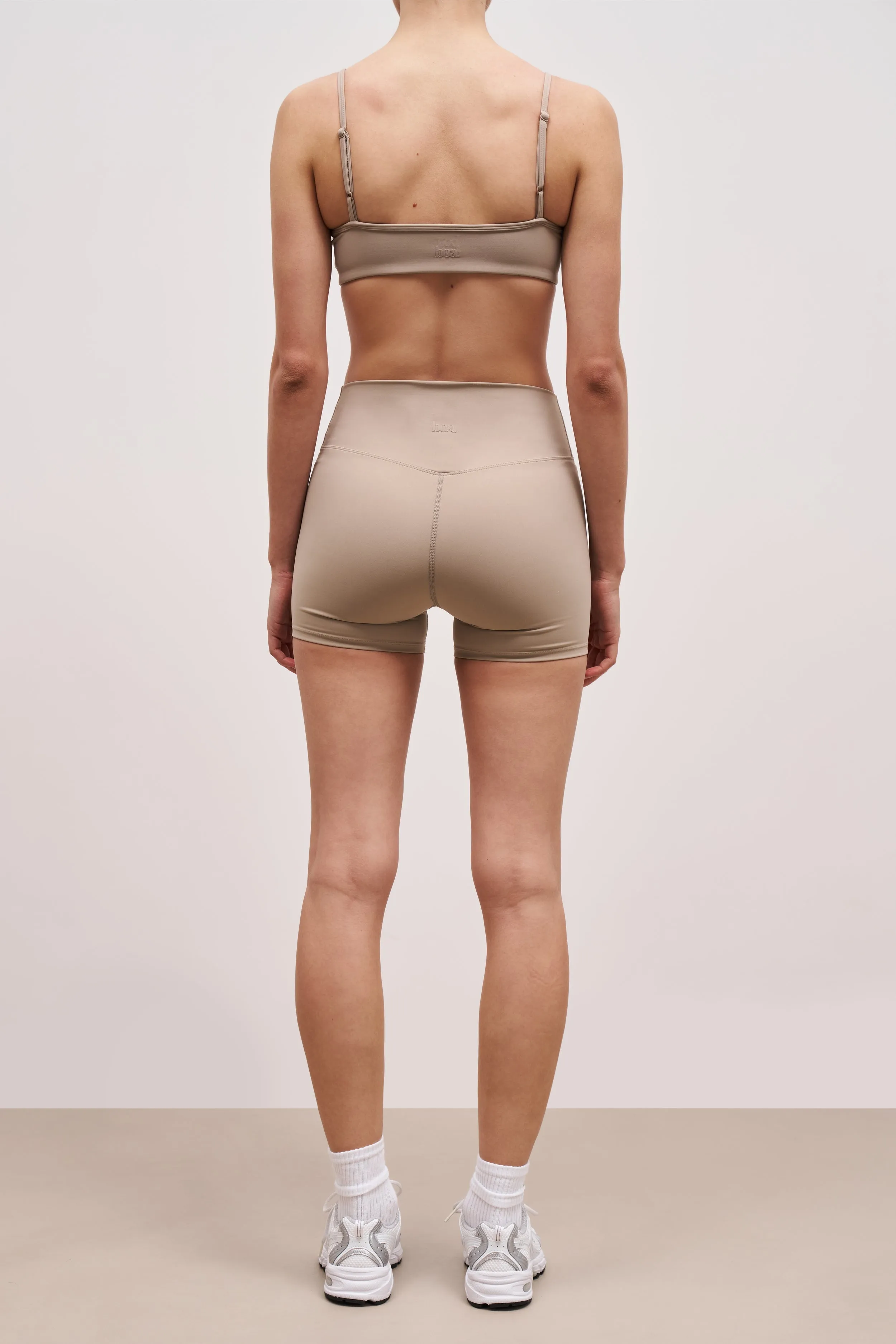 Base Sculpting Shorts - Taupe Fade Resistant Coating