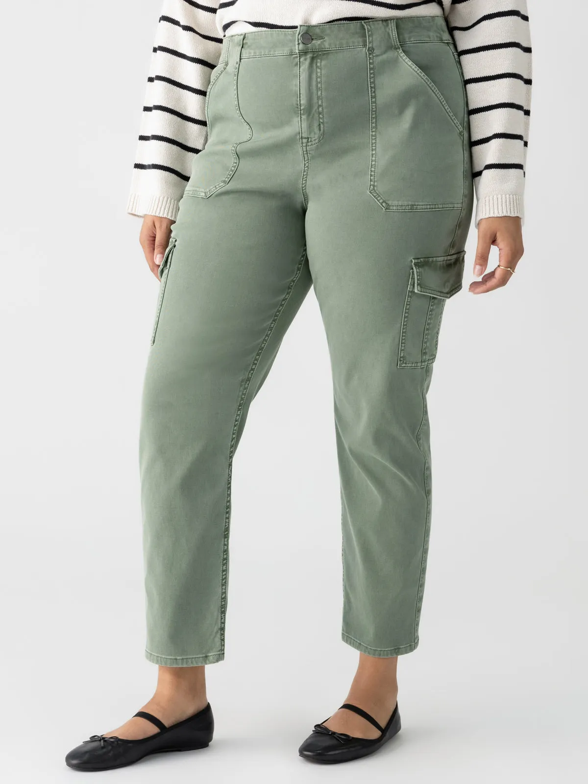 Comfort Swim Sculpted Hayden Cargo Standard Rise Pant Dark Spruce Extended Sizing