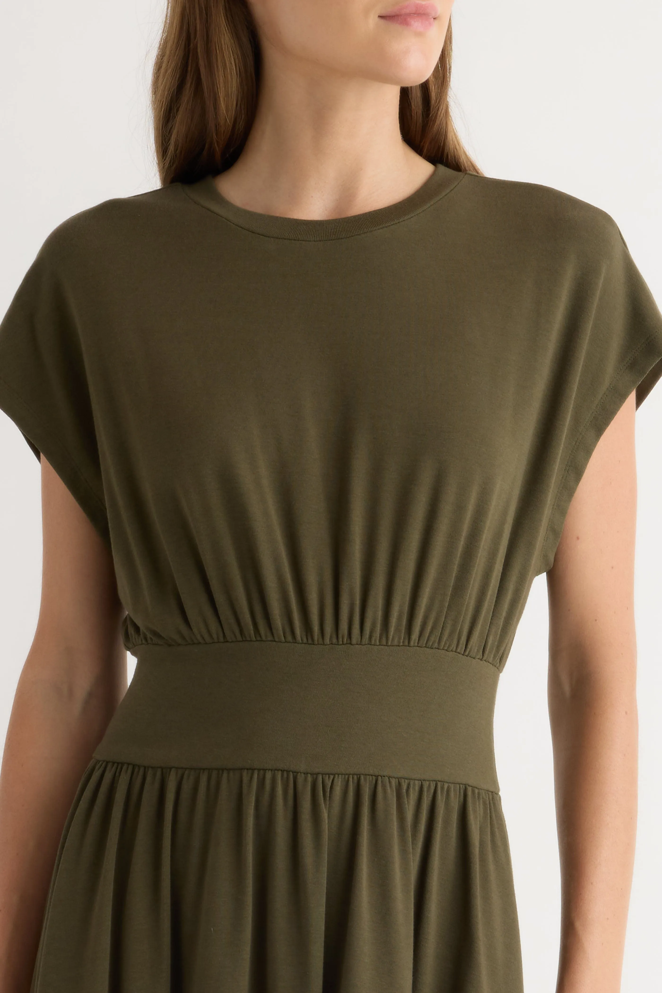 Prima Jersey Midi Dress Shade Glow Night Charm