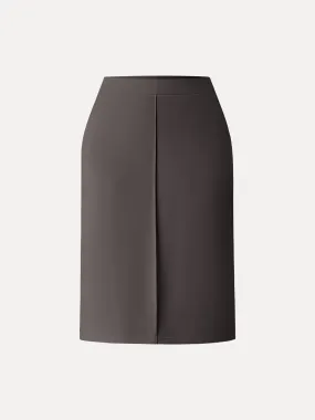 NonSlipGrip Modal Spacer Pull-on A-Line Midi Skirt with Pockets