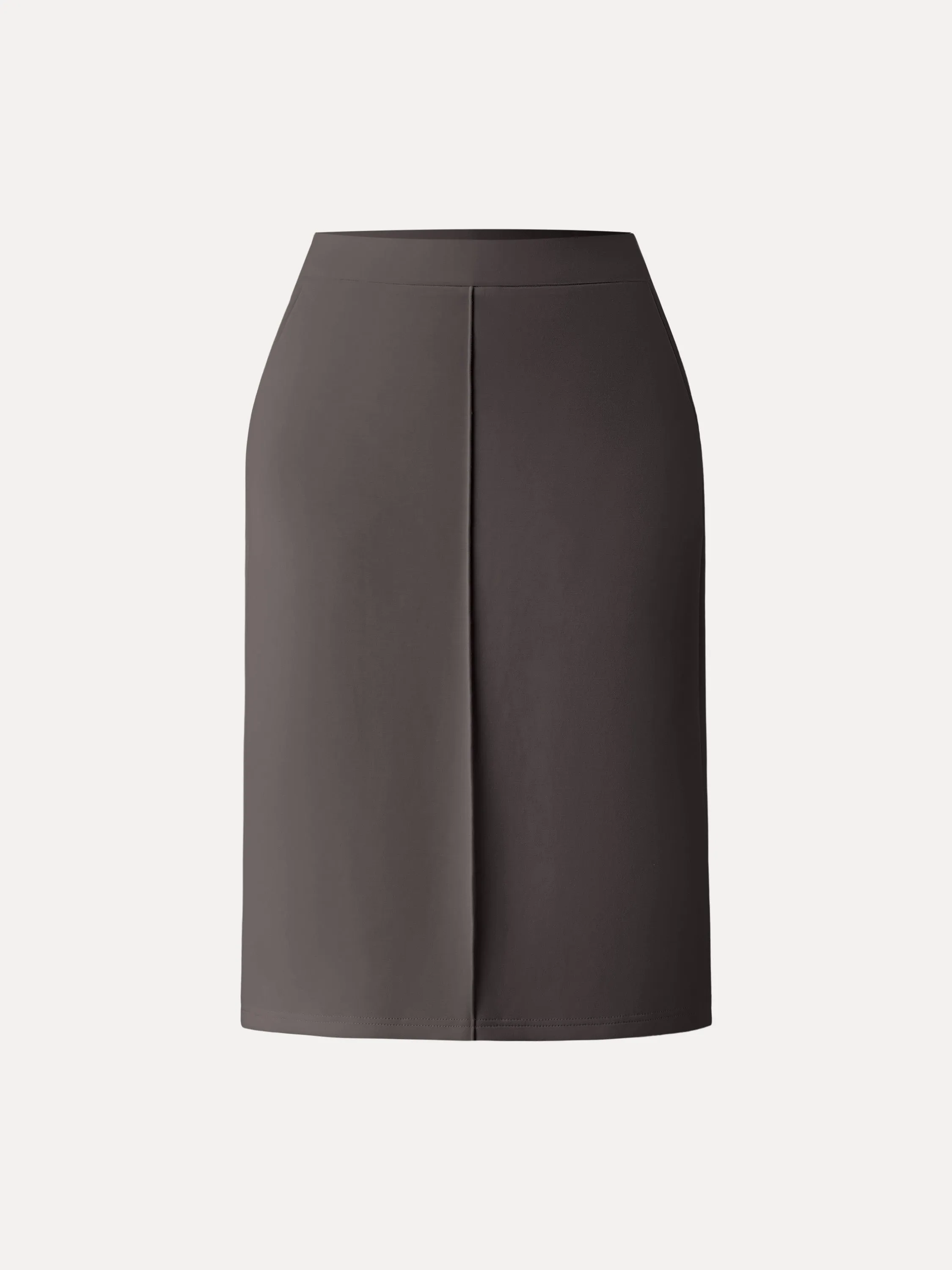 NonSlipGrip Modal Spacer Pull-on A-Line Midi Skirt with Pockets
