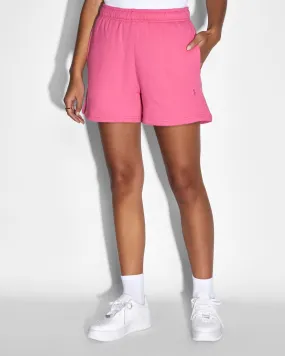 Recycled Material Blend Breathable Wool 3X4 TRAK SHORT HYPE PINK