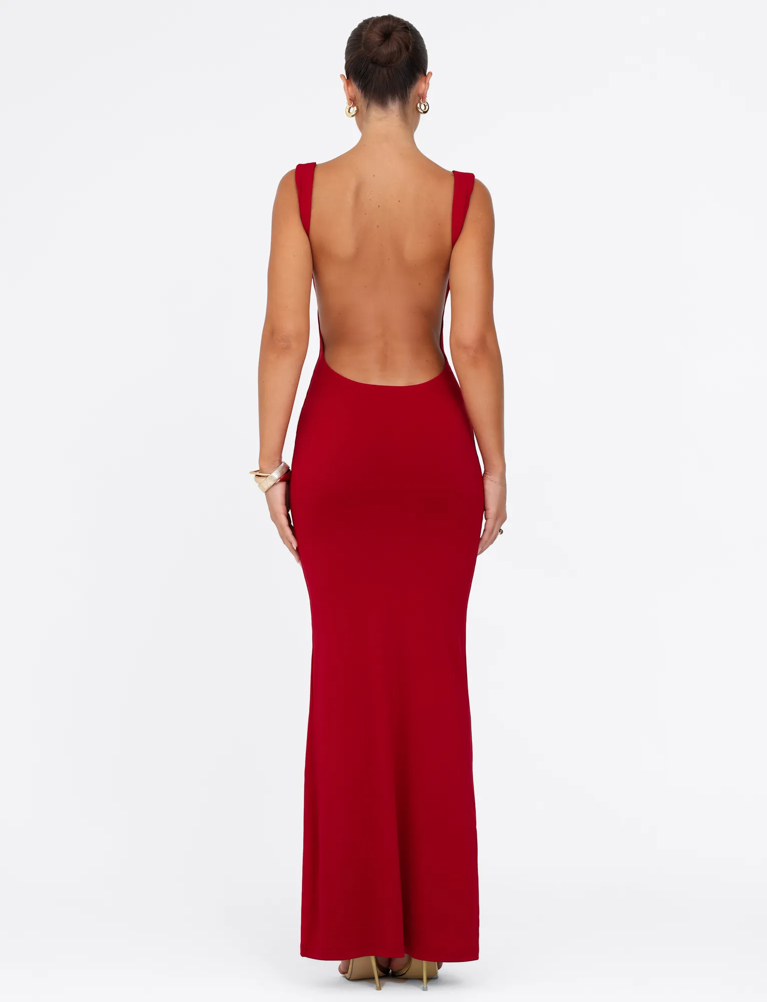 MORANA MAXI DRESS - RED Bold Touches Flow Friendly