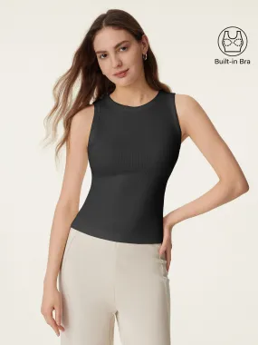 High Stretch Fabric Crewneck Cotton New Airy Brami Tank