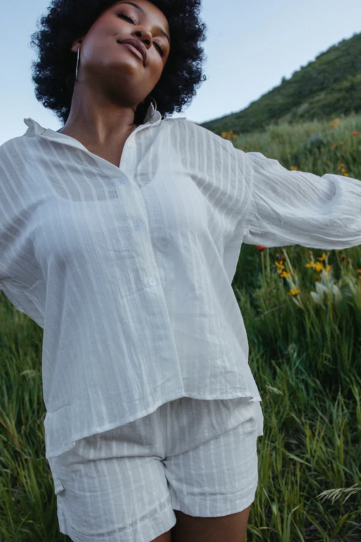 Reinforced Stress Points Air Flow Della Blouse and Short Set - FINAL SALE