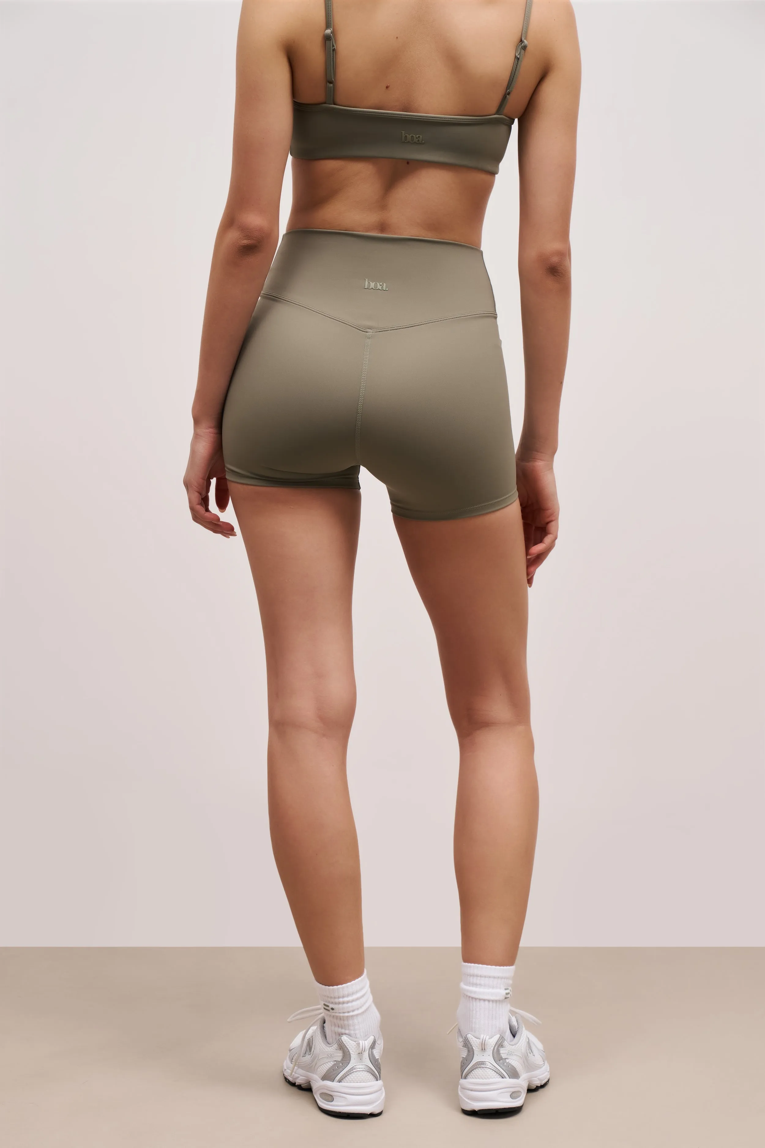 Base Sculpting Shorts - Olive HighElasticity Buttery Soft Feel