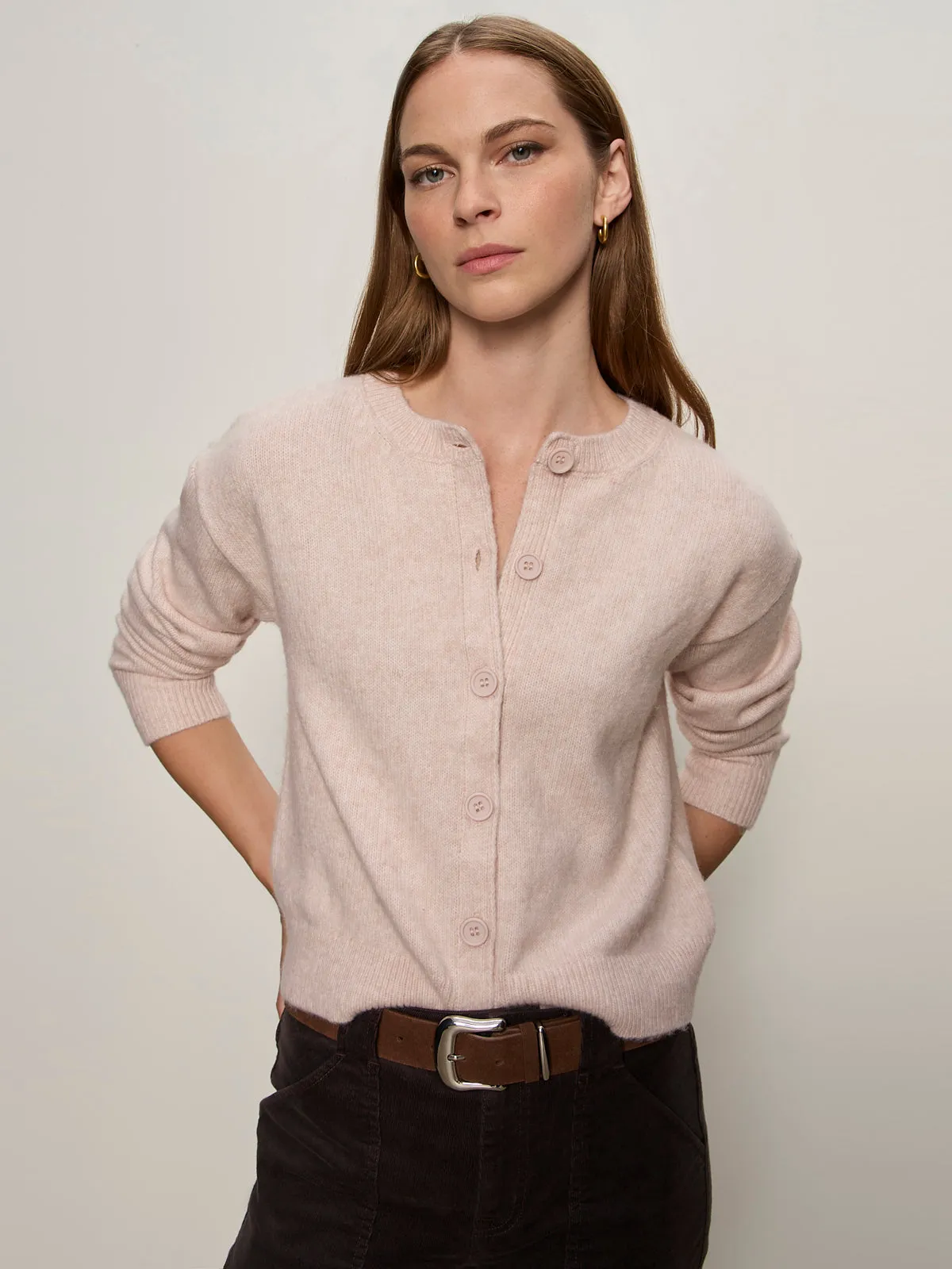 UV Blocking Fabric Must-Have Cardi Heather Rose