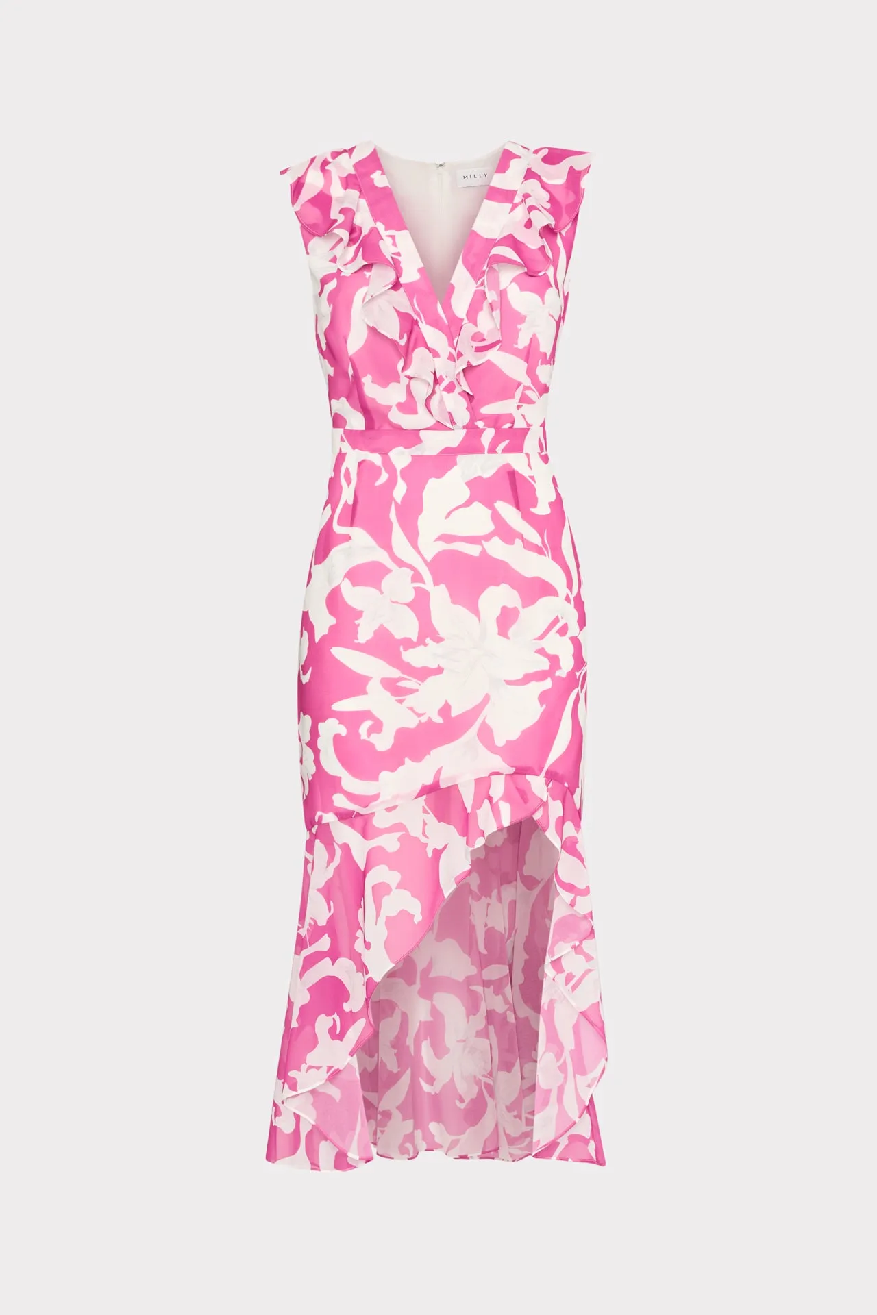 Chic boho dress Korean Mood Nanci Lily Silhouette Ruffle Dress