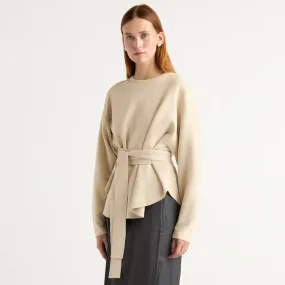Nara Tie-Front Knit Sweater Seasonal Must-Have Fashion staples