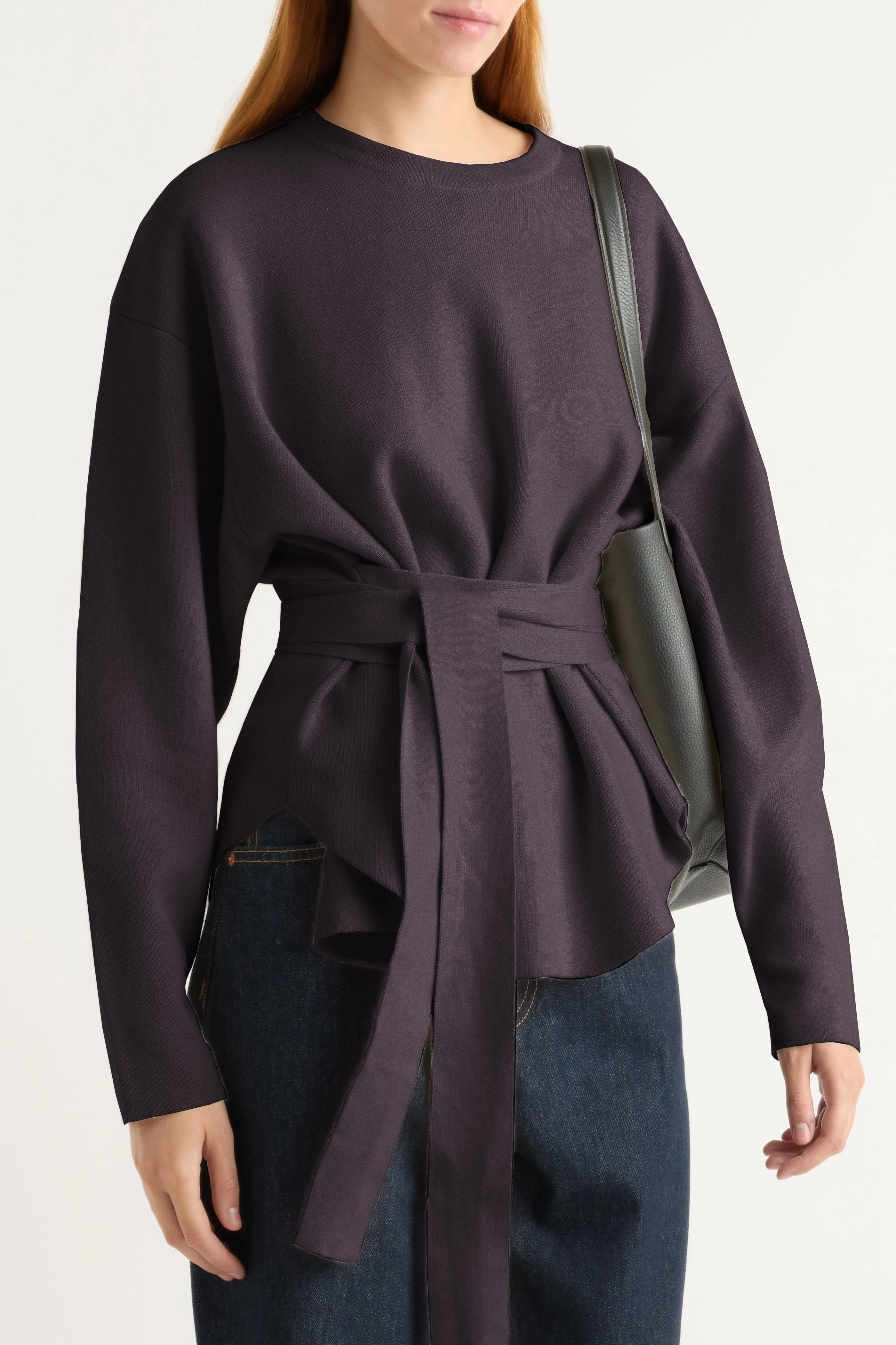 Knitwear Essential Anti Pilling Nara Tie-Front Knit Sweater