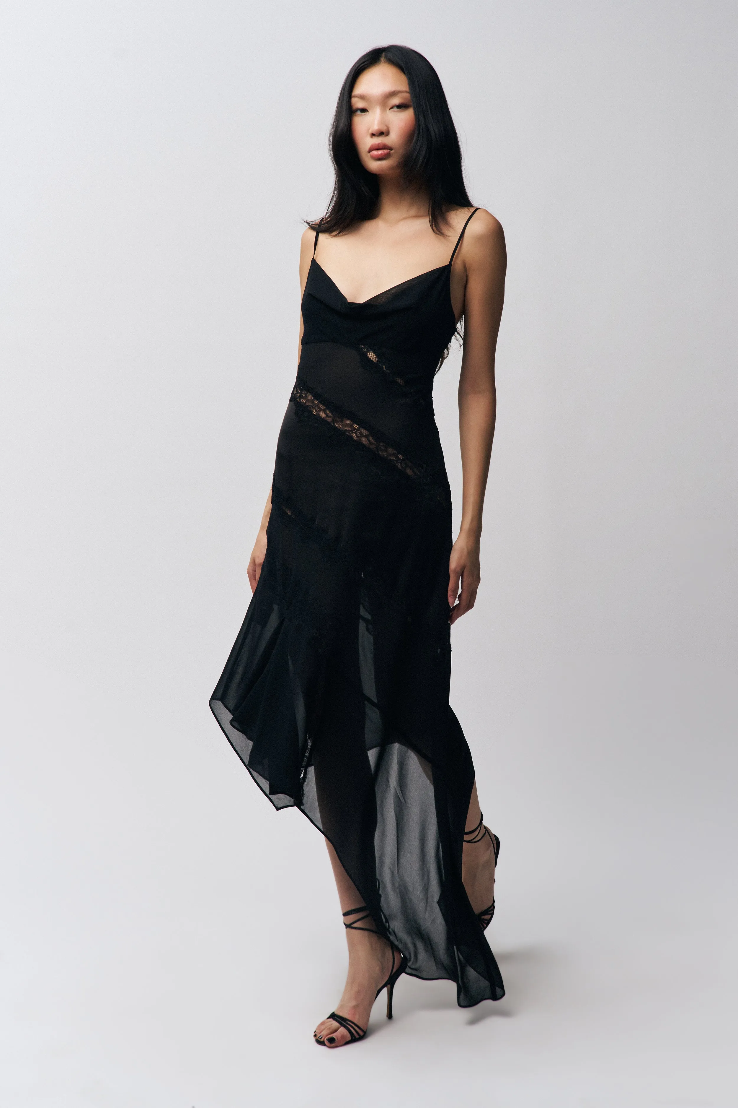 Leah Dress Satin Soft