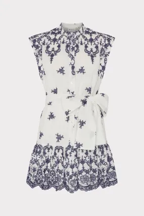 Neelie Floating Petals Eyelet Mini Dress Urban Line Perfect For Any Occasion
