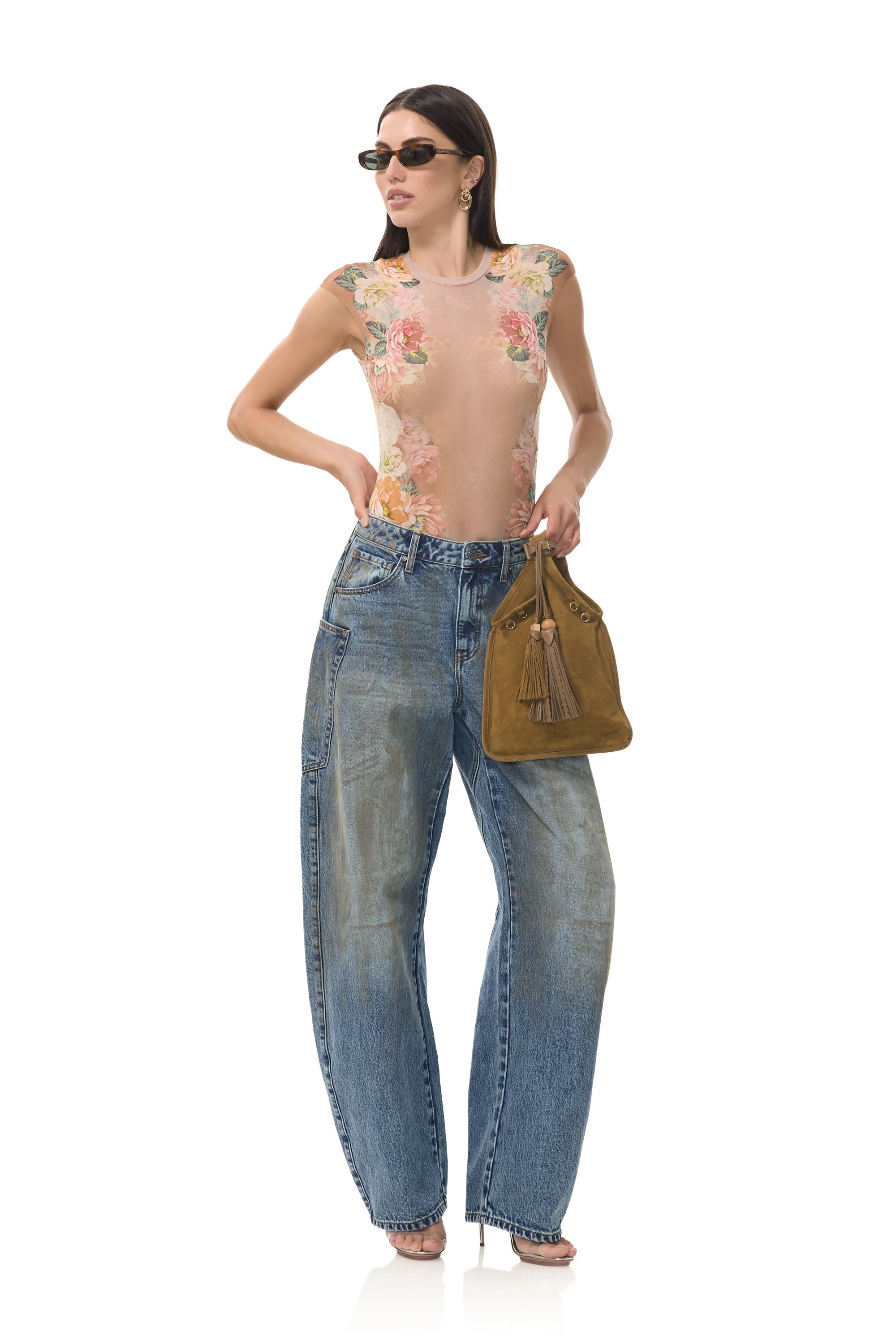 Lightweight pullover Cool Weather Nina Top - Honey Rose Frame