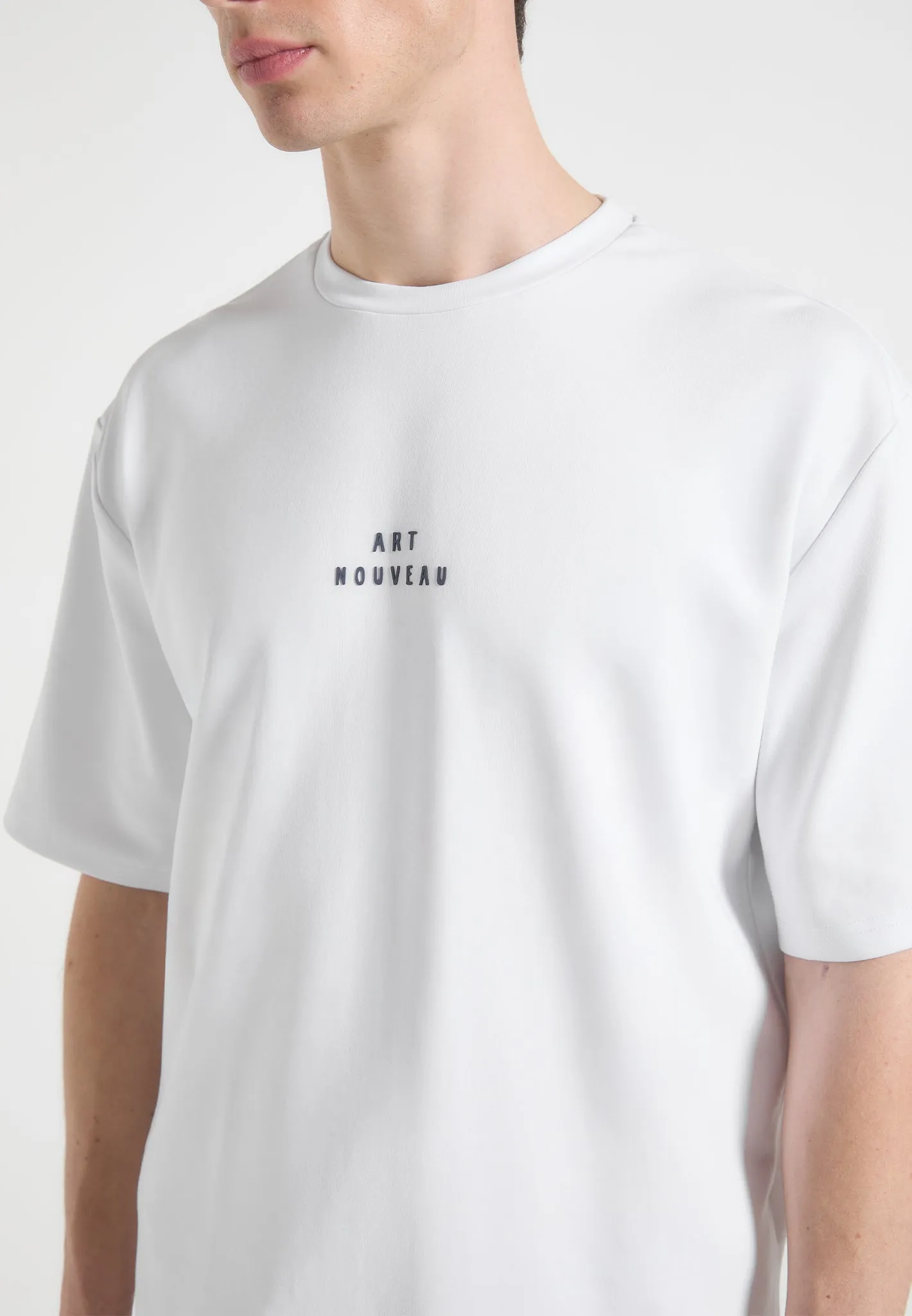 Eye-Catching Pattern Summer Outfit Art Nouveau - T-Shirt - White