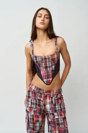 Serene Patchwork Corset Anti Pilling Treatment Soft touch finish