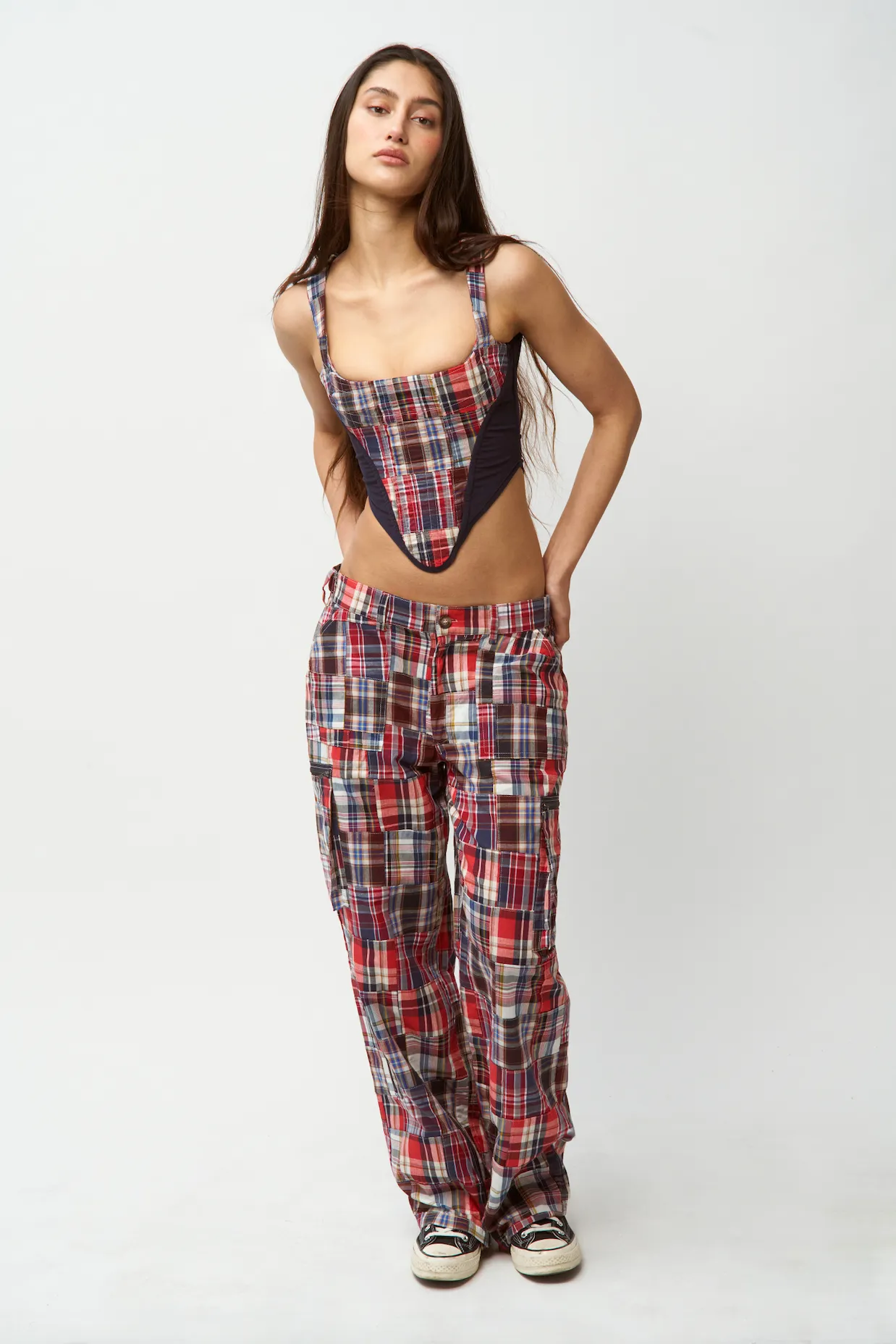 Serene Patchwork Corset Anti Ride Up Design Non Restrictive Cut