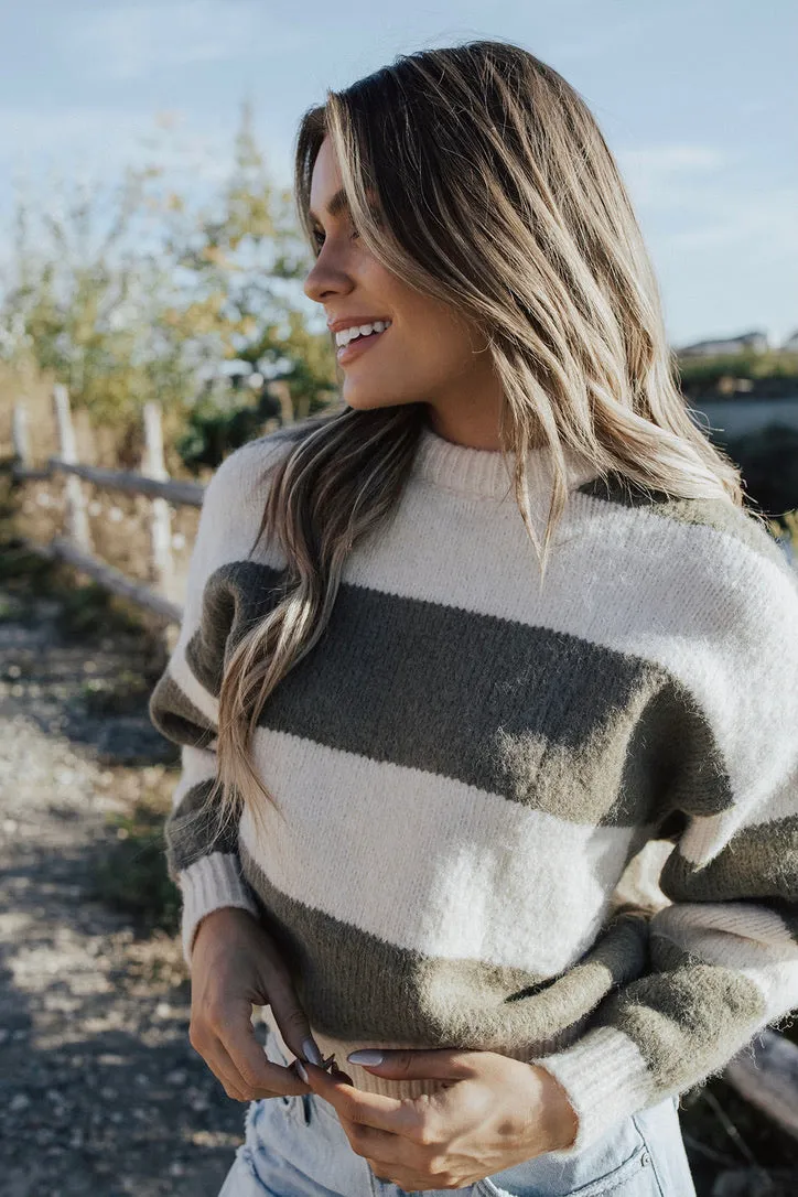 Corbin Striped Sweater - FINAL SALE Flexible Cuffs