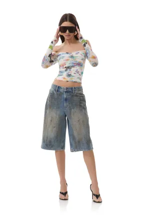 RecycledPolyester Low Profile Zipper Odilla Top - Summer Convo