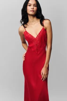 Nova Slip Midi Dress Sophisticated Design