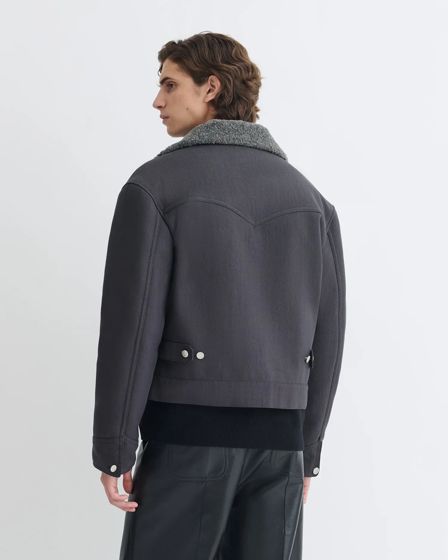 Nowell - Wax Cotton Jacket - Graphite Eye - Catching
