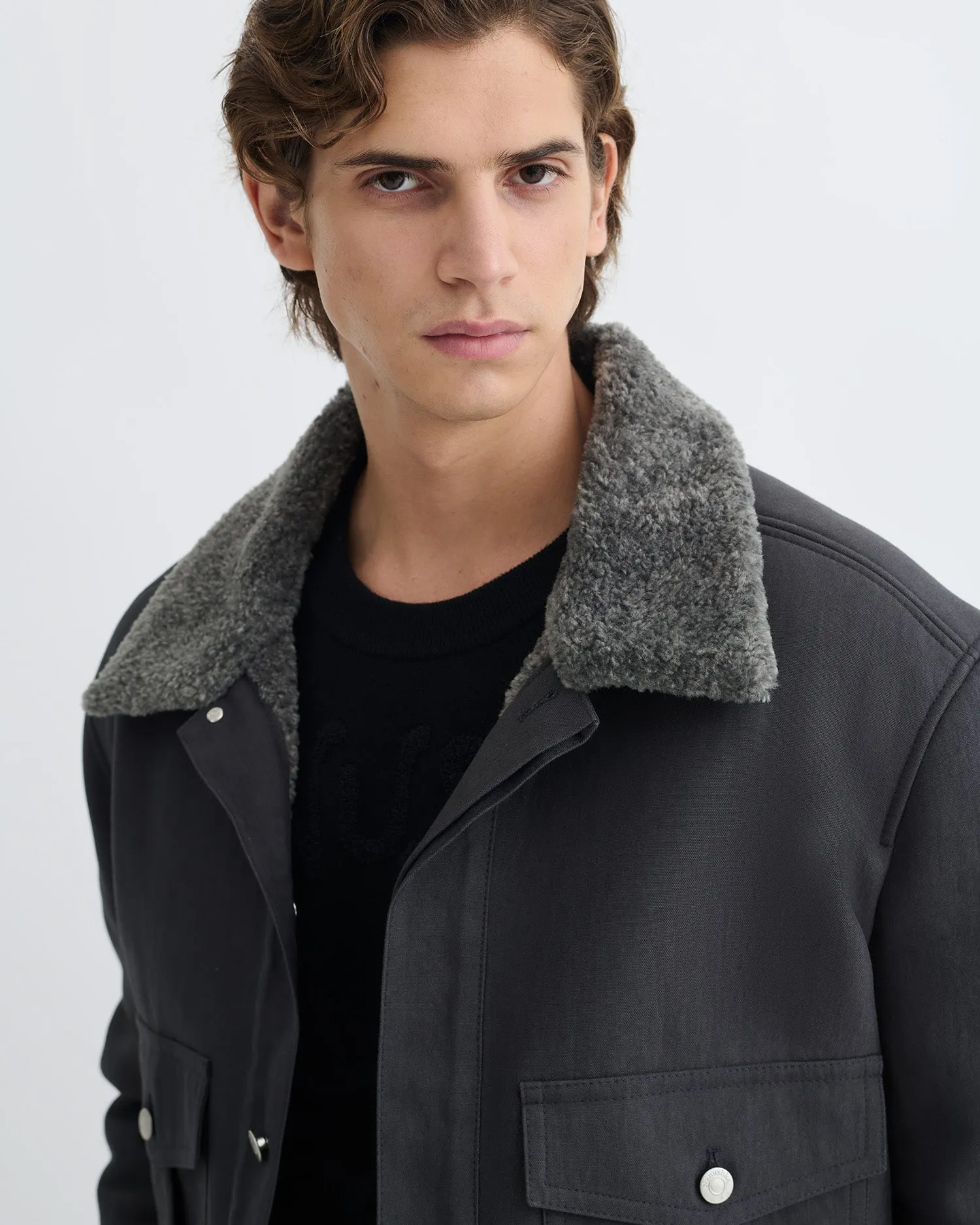 Nowell - Wax Cotton Jacket - Graphite Retro