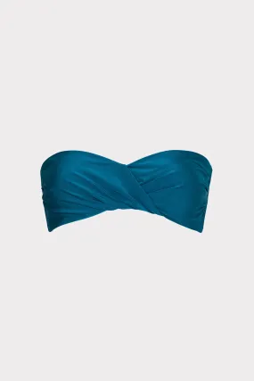 Soleil Gloss Twist Bandeau Top Modern Twist Eco-friendly