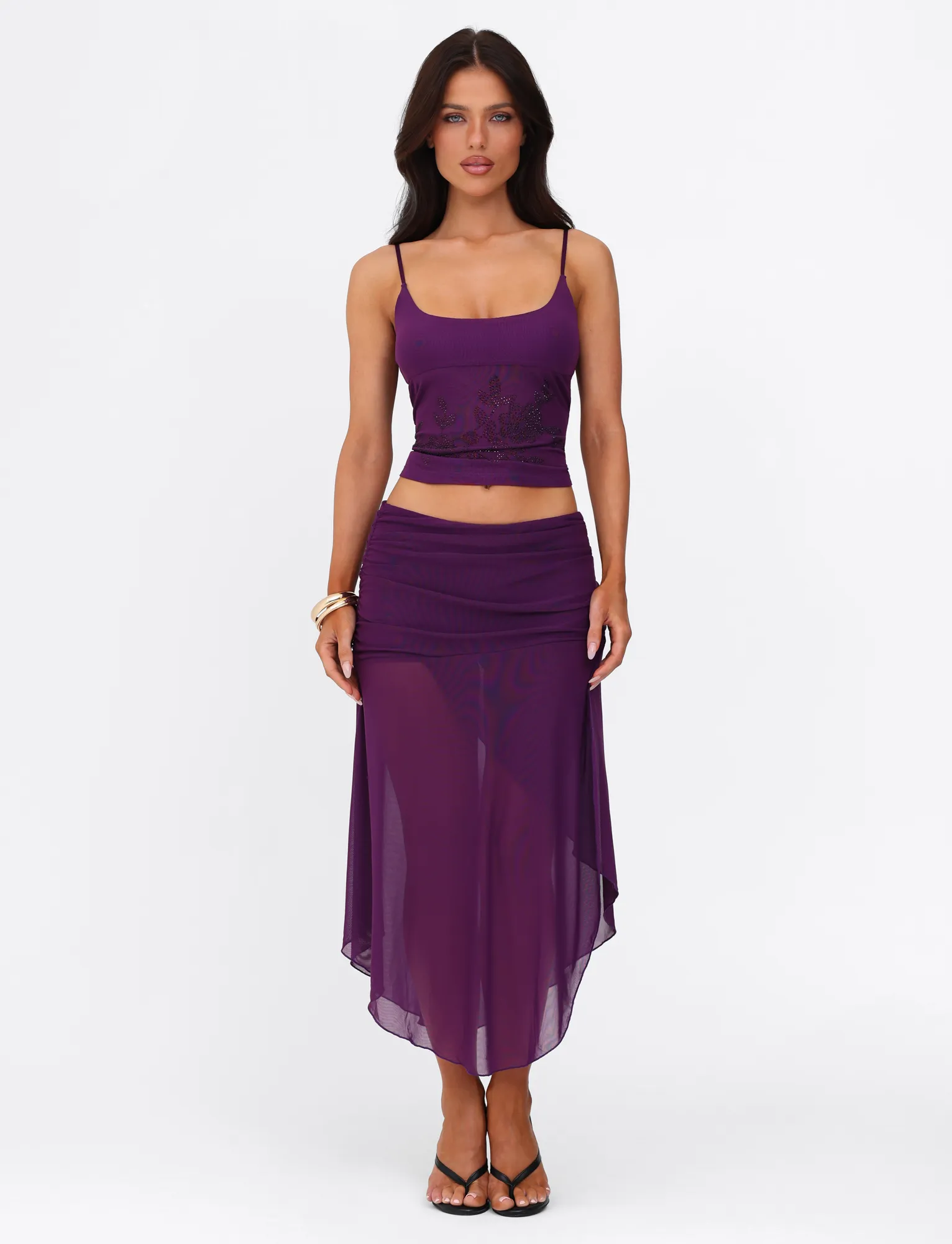 ShockAbsorbing OCTAVIA TOP - PURPLE