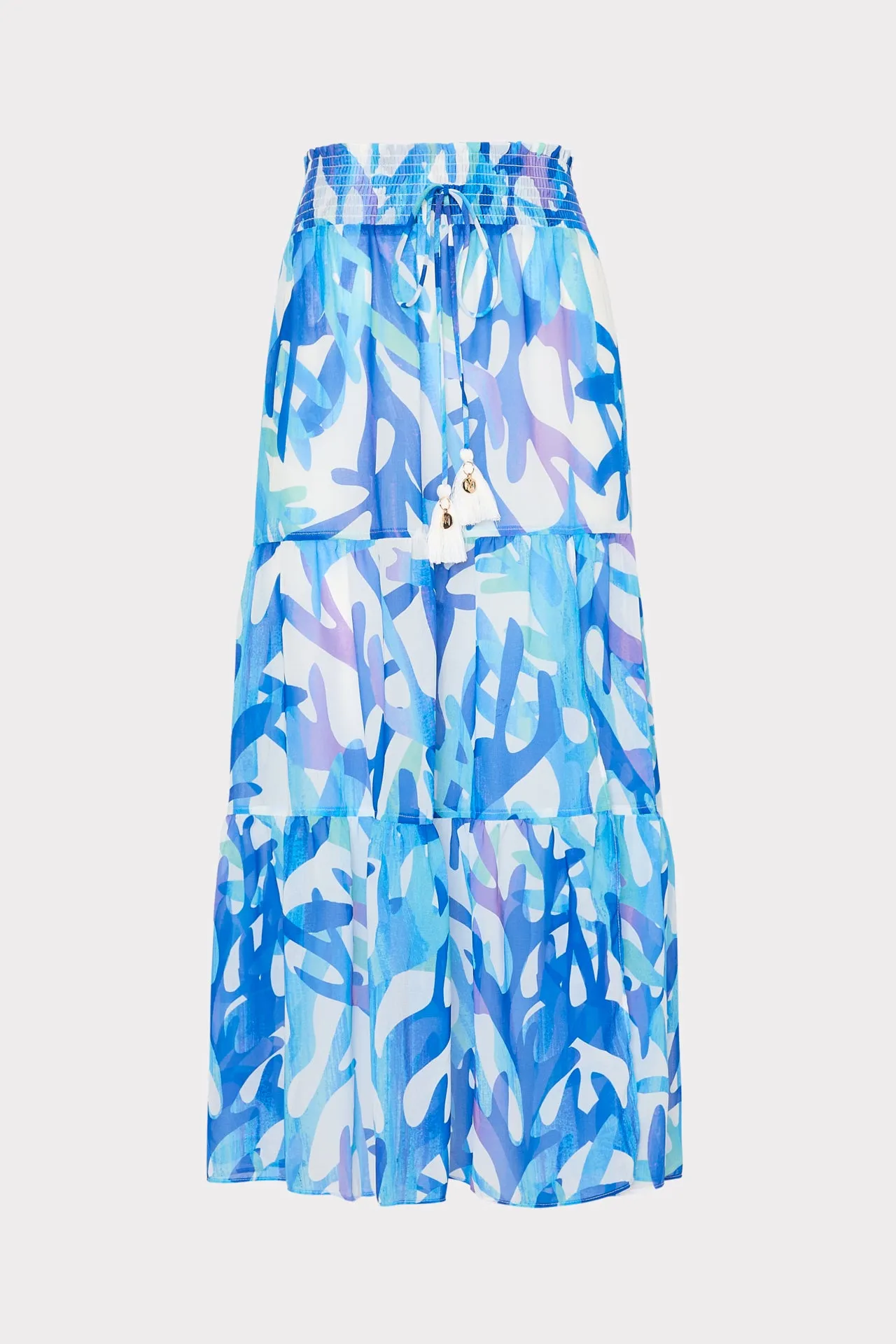 Jem Under The Sea Tiered Chiffon Skirt Motion Enhancing Cut