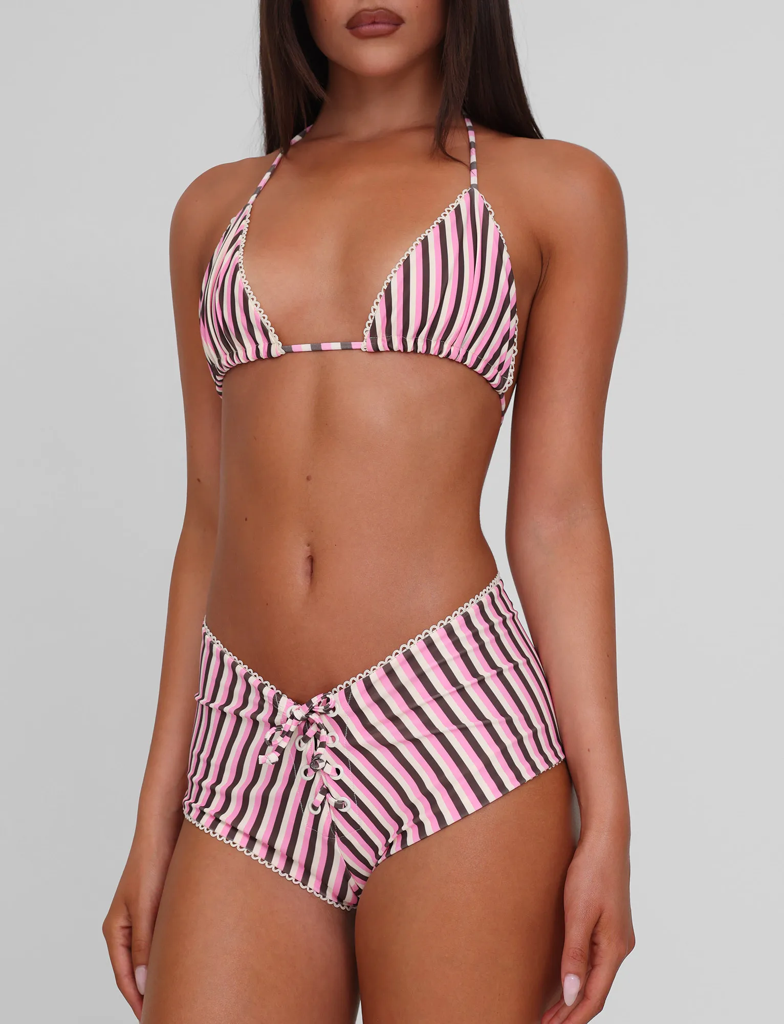 DAZZLE BIKINI BOTTOM - STRIPE Summer Festival