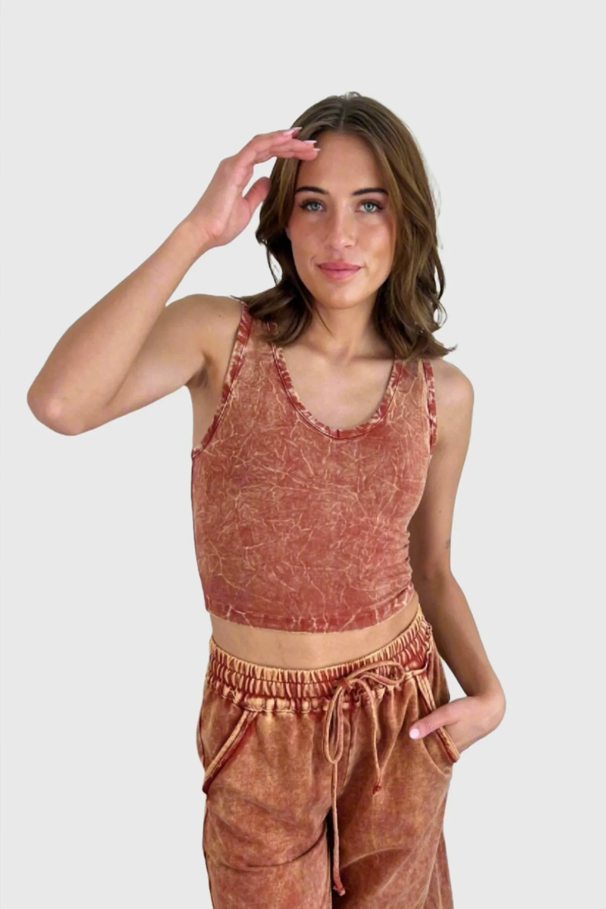 Double Stitched Hems High Tides Tank Top - FINAL SALE