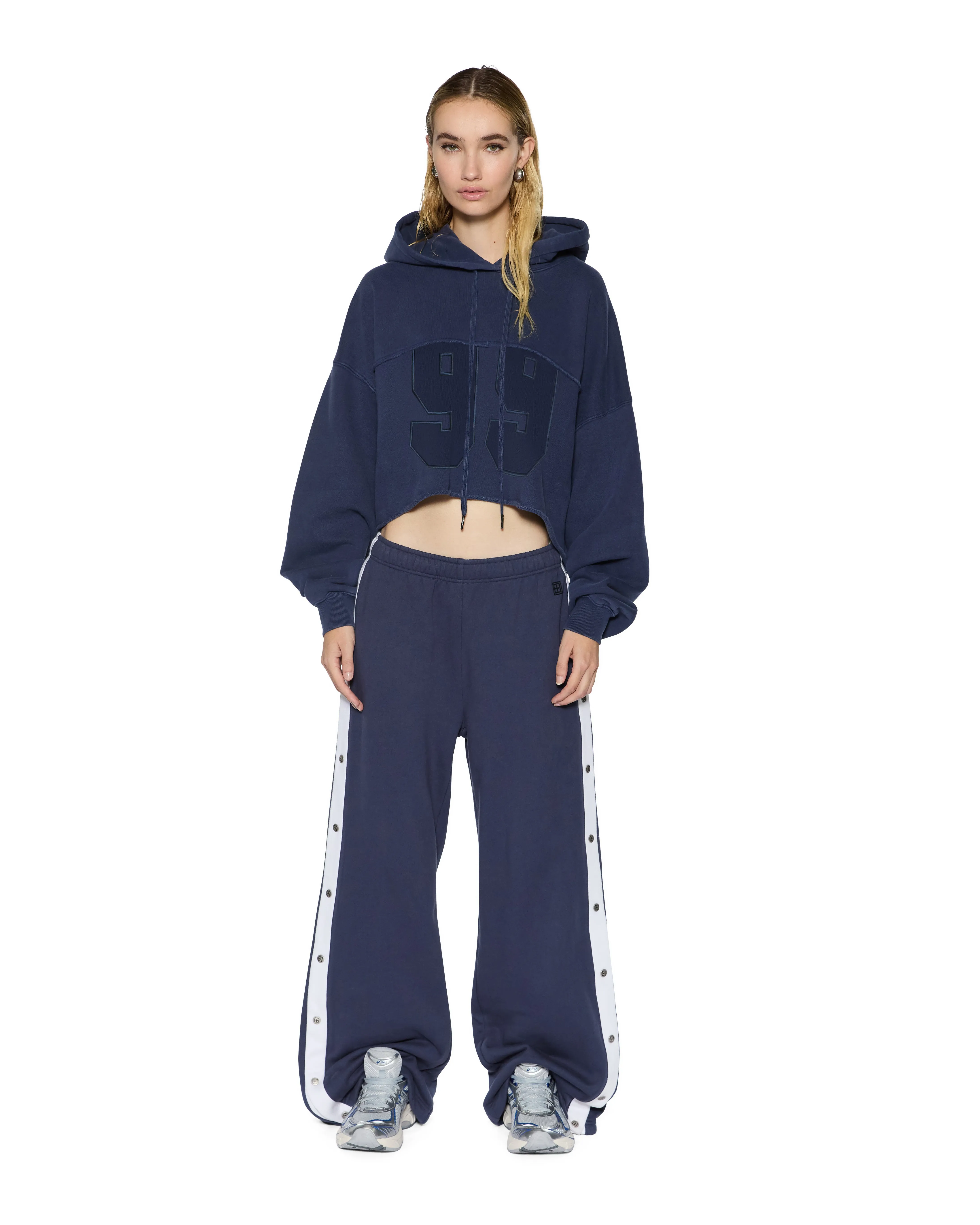 Soft & Cozy OH G HOODIE CROPPED INK BLUE