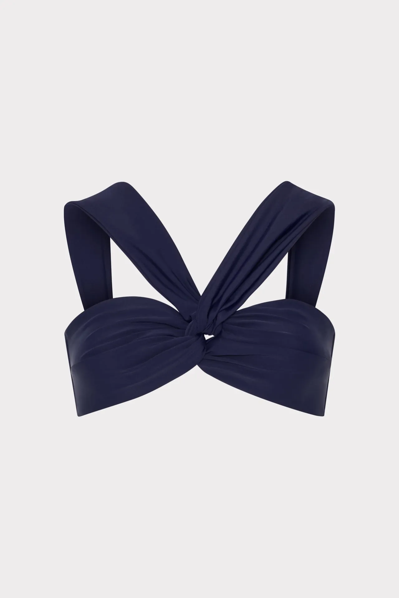 Breathable fabric Cruelty Free Olivia Draped Bandeau Top