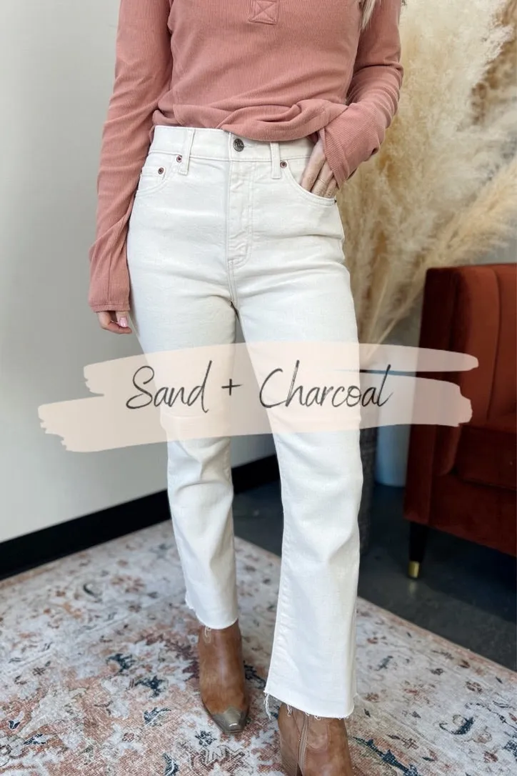 Olivia High Rise Crop Jeans - FINAL SALE Comfortable Waistband Move Easy