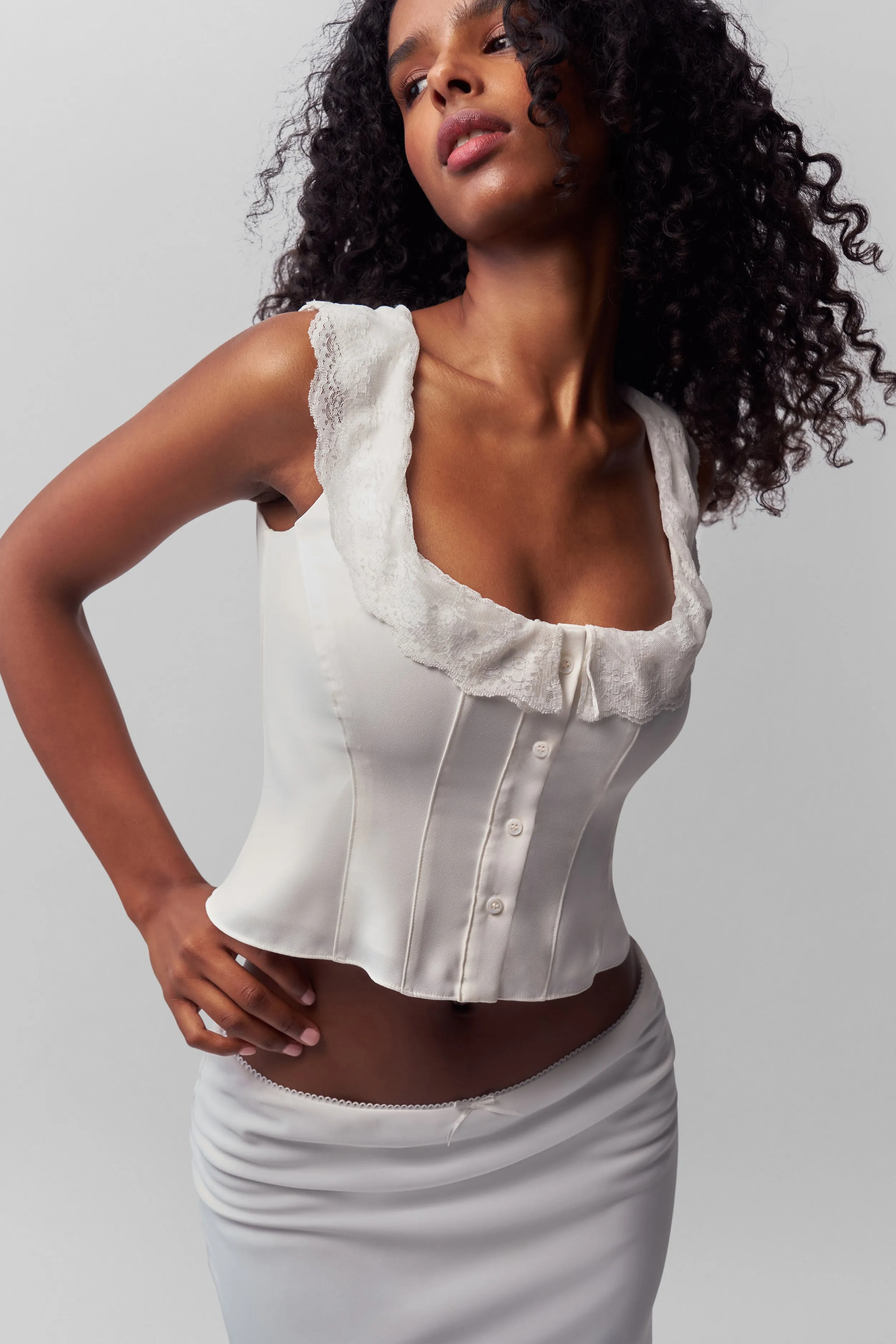 Paloma Lace Top anti slip grip