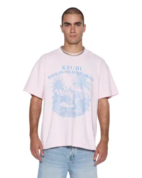 PARADISO EKCESS SS TEE ICE QUARTZ Vintage Wash Effect