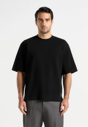 Paul - Relaxed Fit T-Shirt - Black Striped Design
