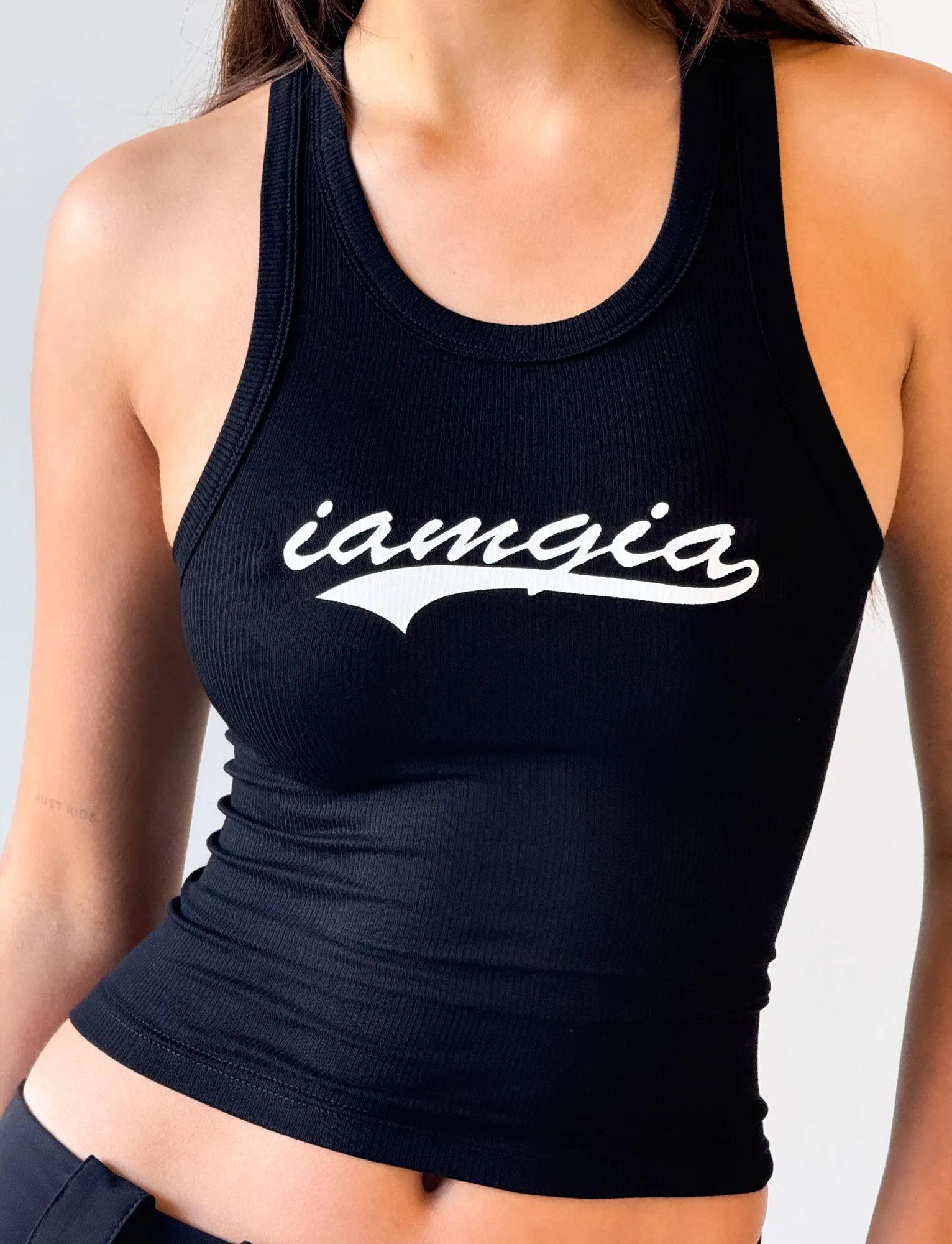 PENELOPE TANK - GIA LOGO DoubleLayered Collar