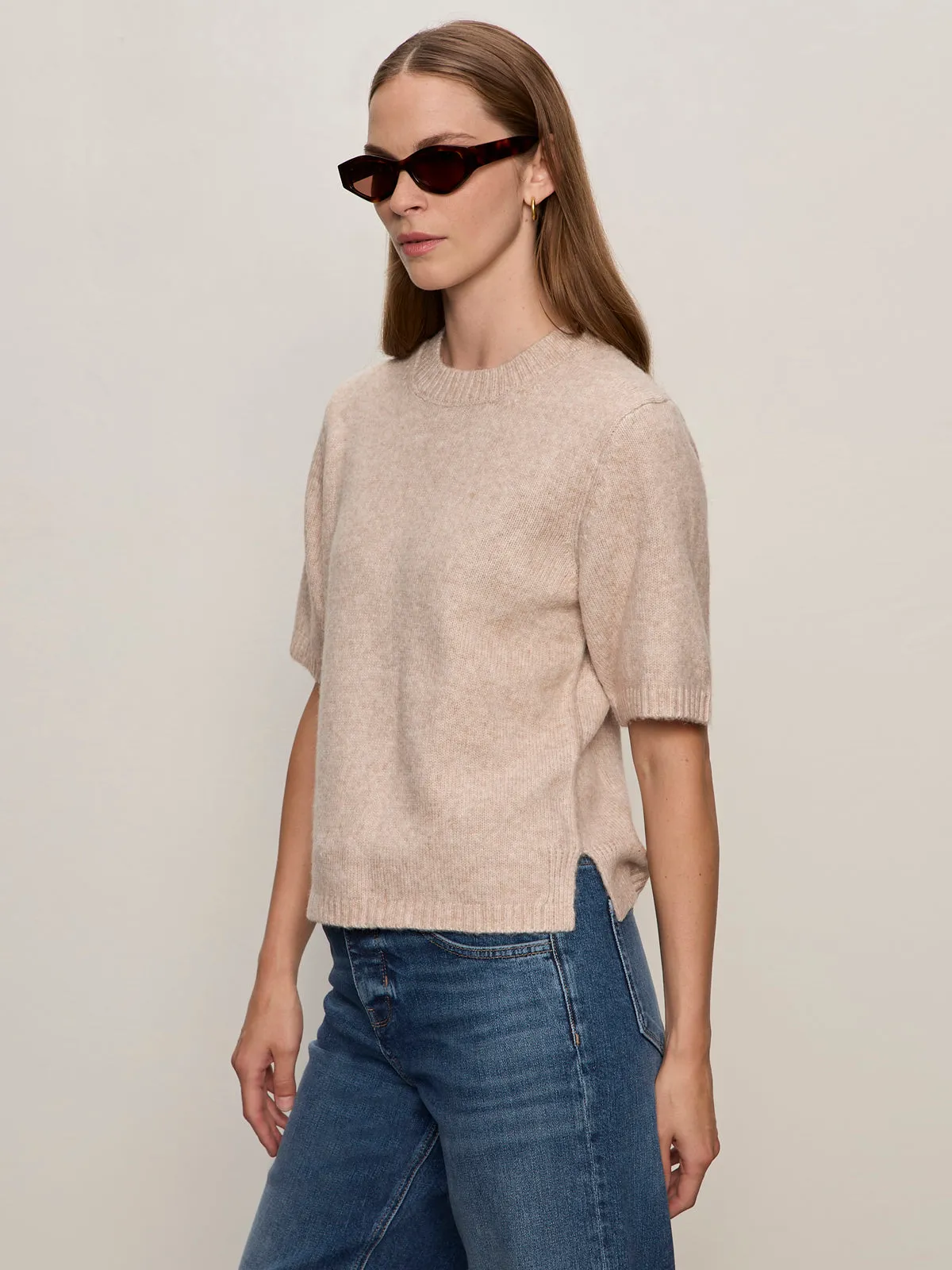 Perfect Sweater Tee Fawn Active Swim