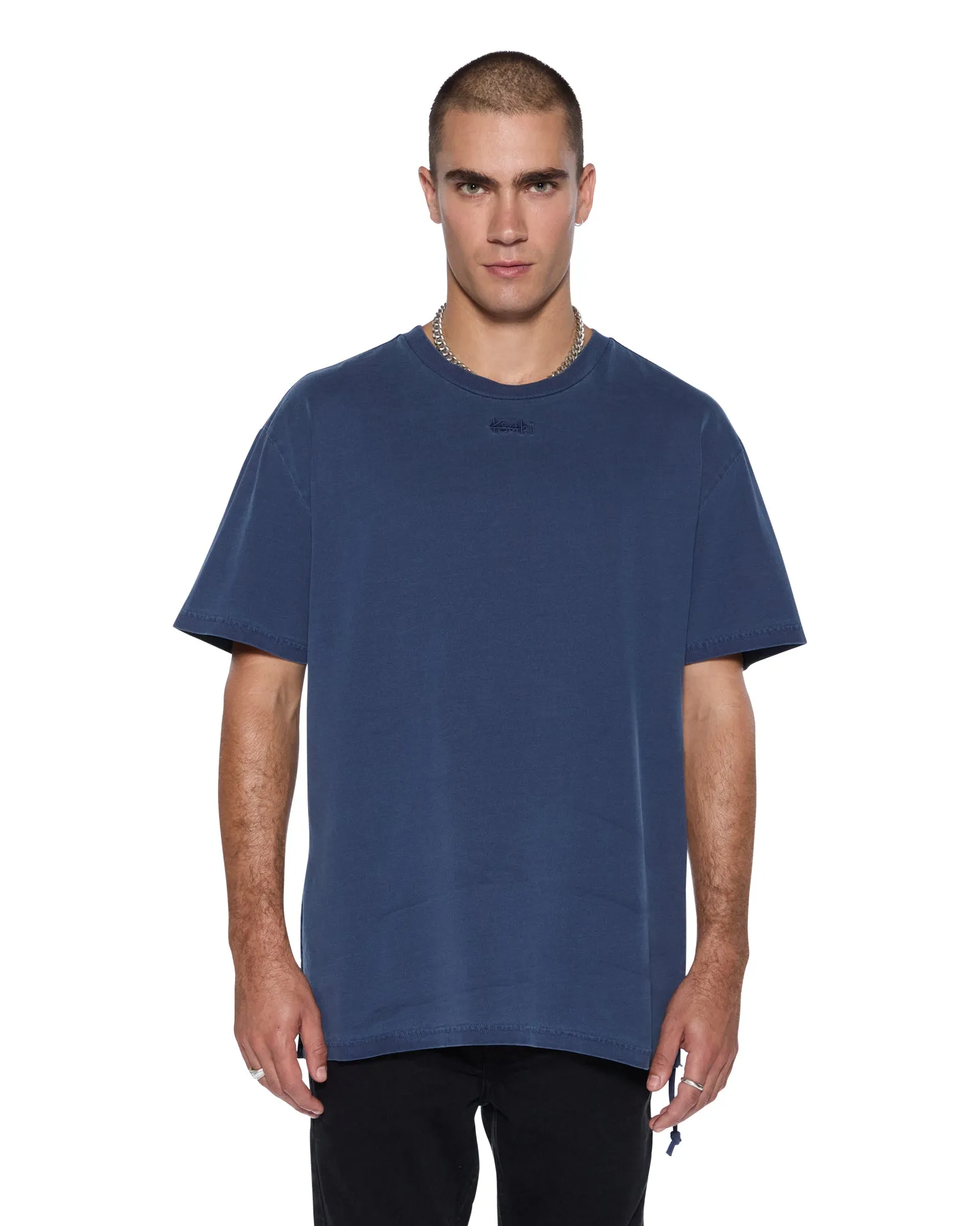 High-Quality Cotton Gym clothing STITCH UP BIGGIE SS TEE DEEP